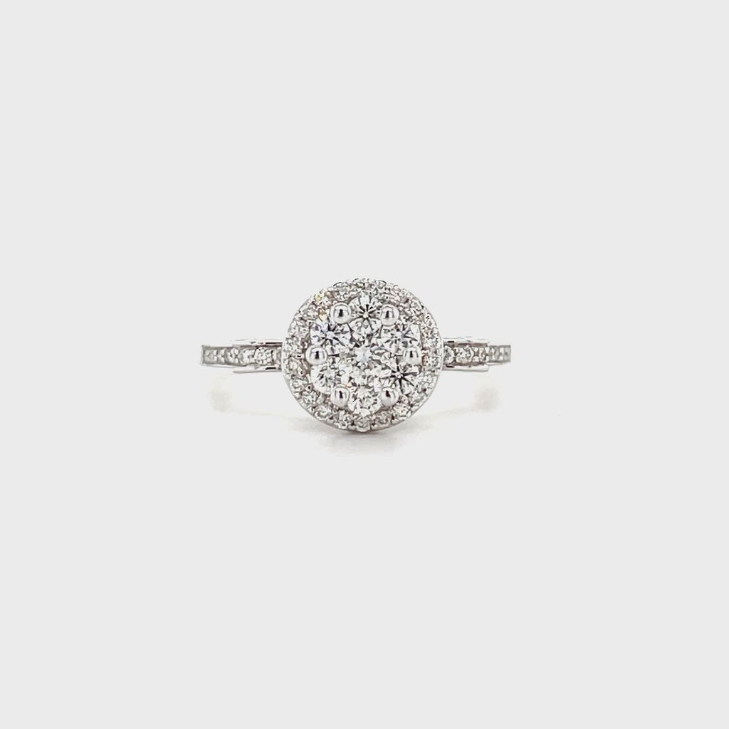 Cluster Diamond Ring
