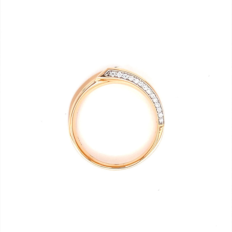 Rose Gold Solitaire Band