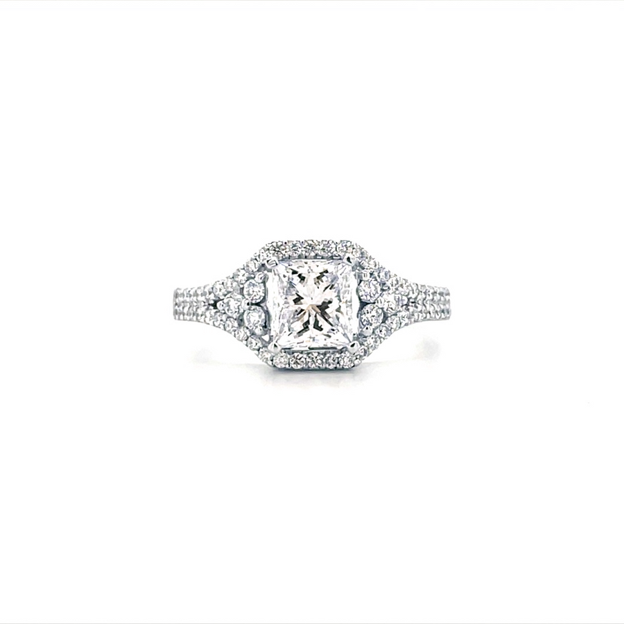 Princess Cut Diamond Solitaire Ring