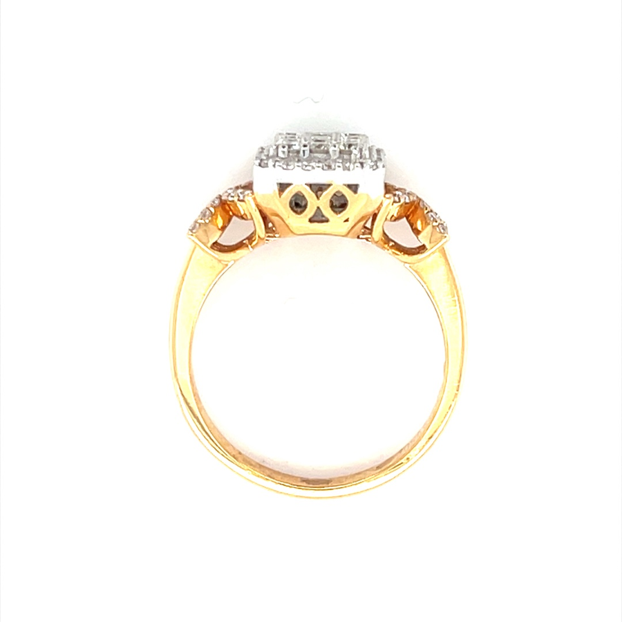 Rectangular Shape Diamond Ring