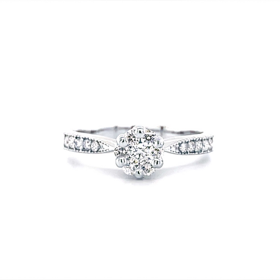 Cluster Diamond Ring