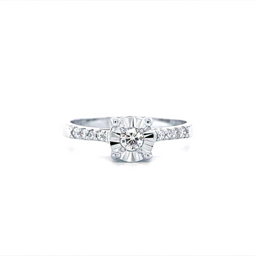 Halo Diamond Ring