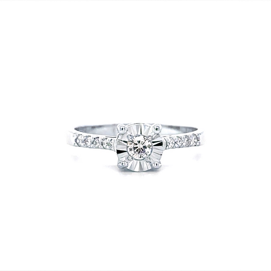 Halo Diamond Ring