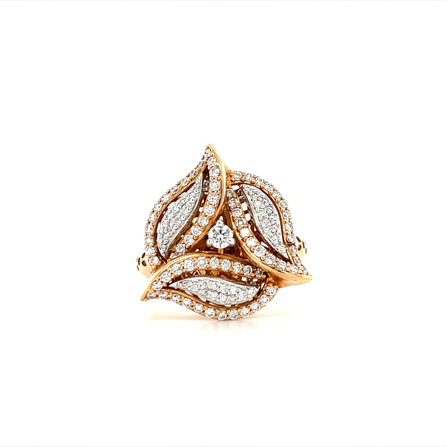 Petal Diamond Ring