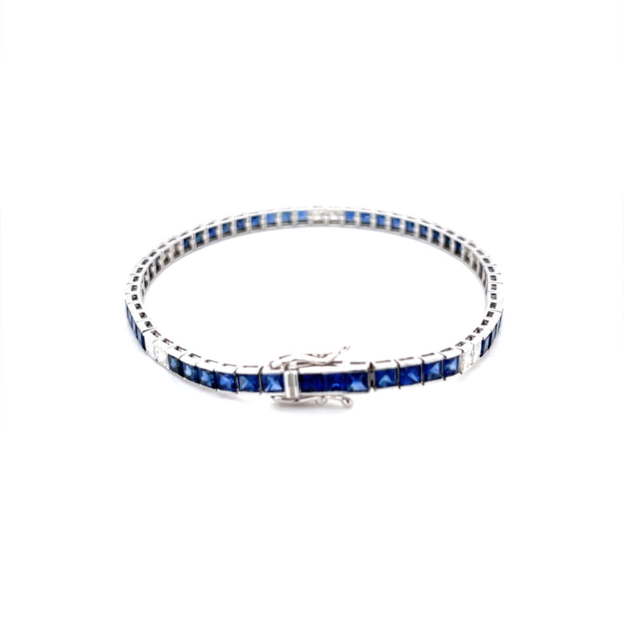 Sapphire Diamond Bracelet