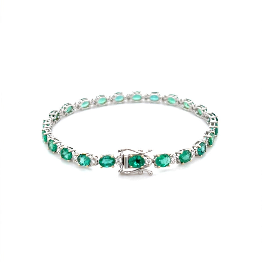 Emerald Diamond Bracelet