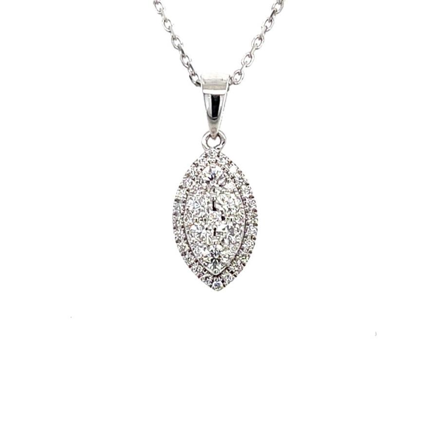 Marquise Diamond Pendant