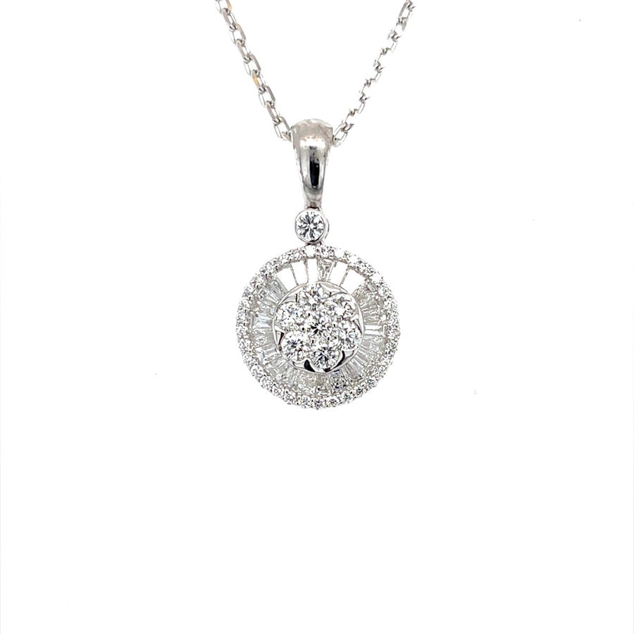 Round Diamond Pendant