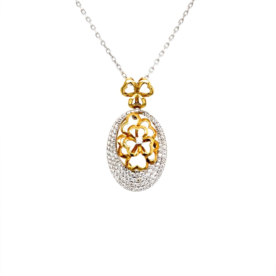 Yellow Gold Diamond Pendant