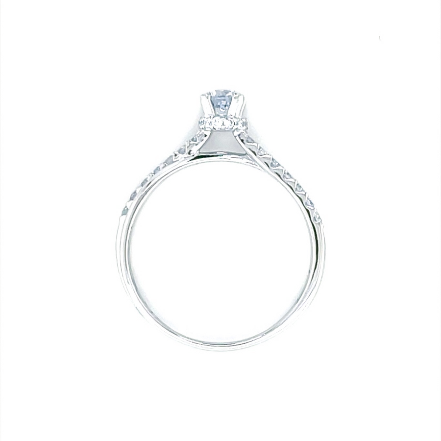 Solitaire Diamond Engagement Ring