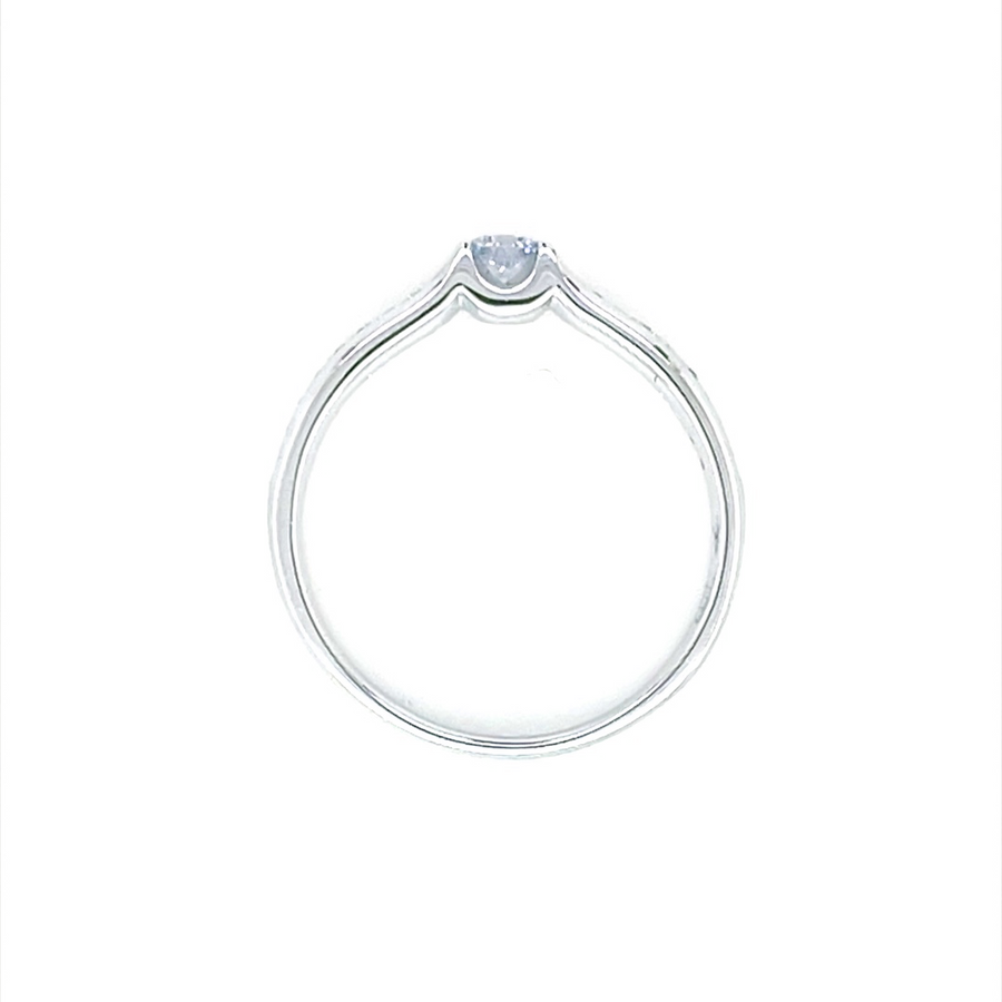 Channel Set Diamond Ring