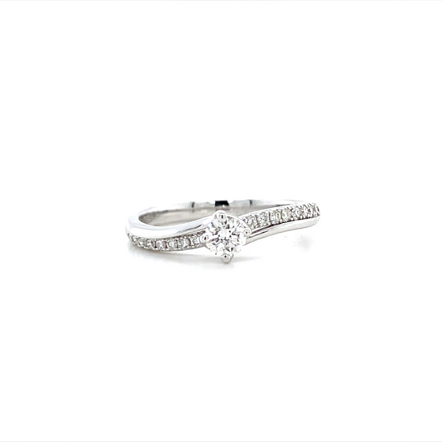 Brilliant Diamond Solitaire Ring