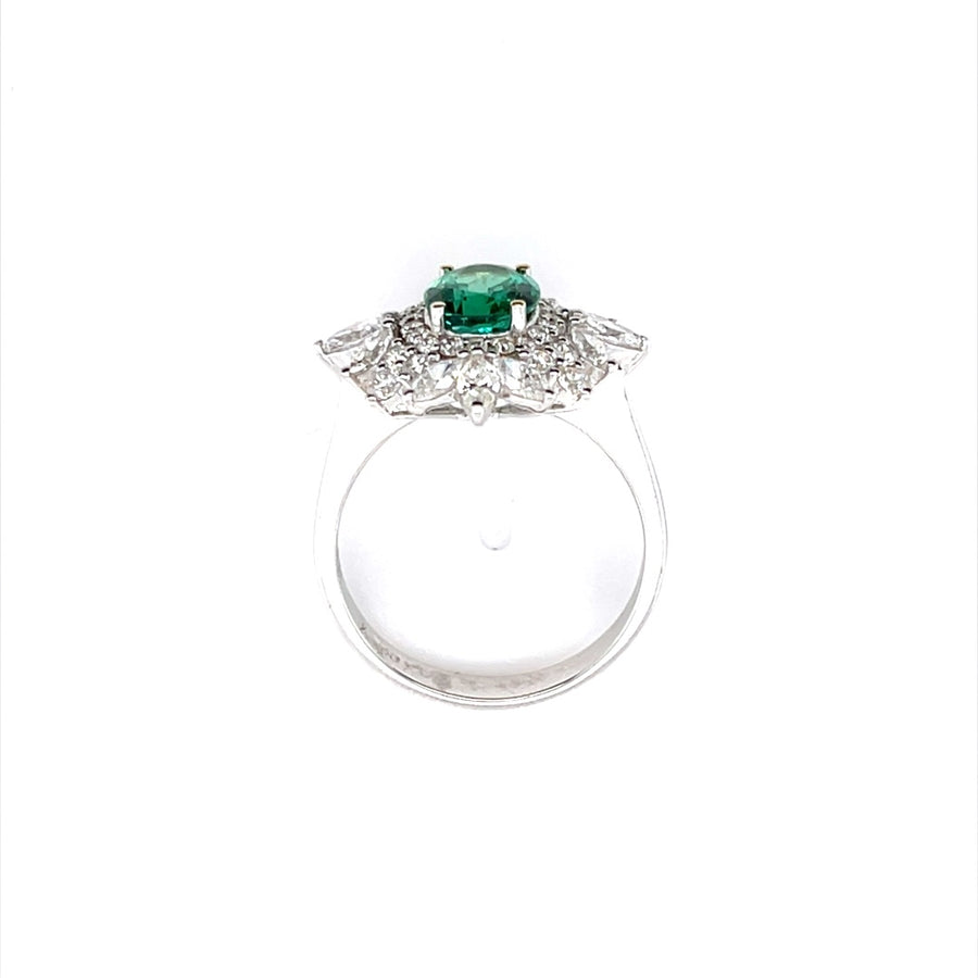 Emerald Diamond Ring