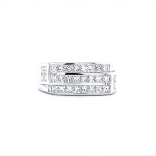 Princess Cut Diamond Band For Men