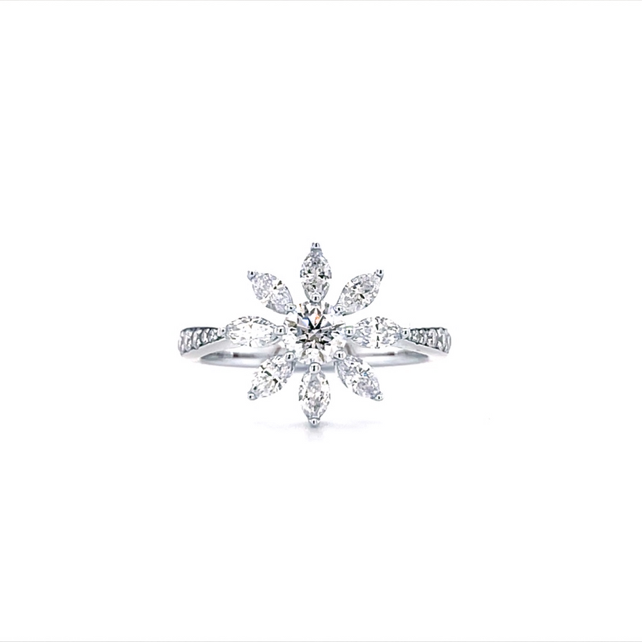 Star Girl Diamond Ring