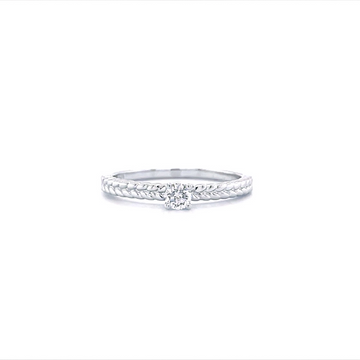 Solitaire Diamond Ring In Gold