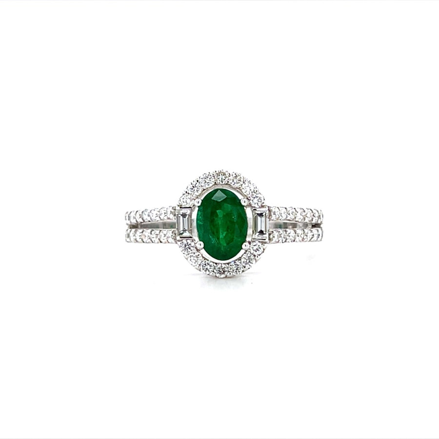 Diamond Emerald Ring