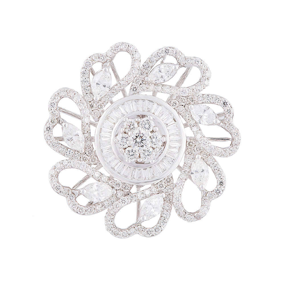 Cluster Set Diamond Ring