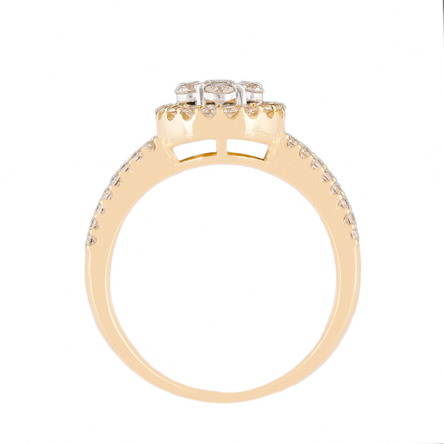 Diamond Ring In Yellow Gold