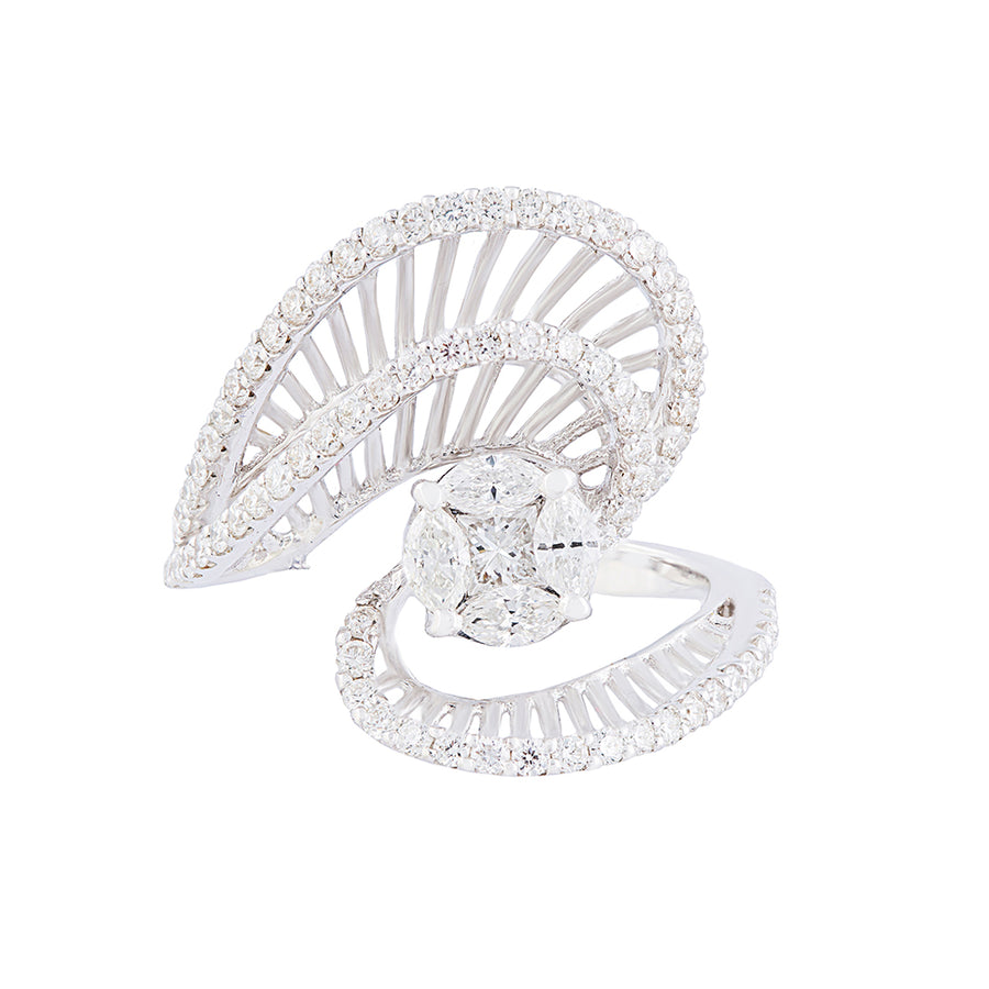 Cluster Set Diamond Ring