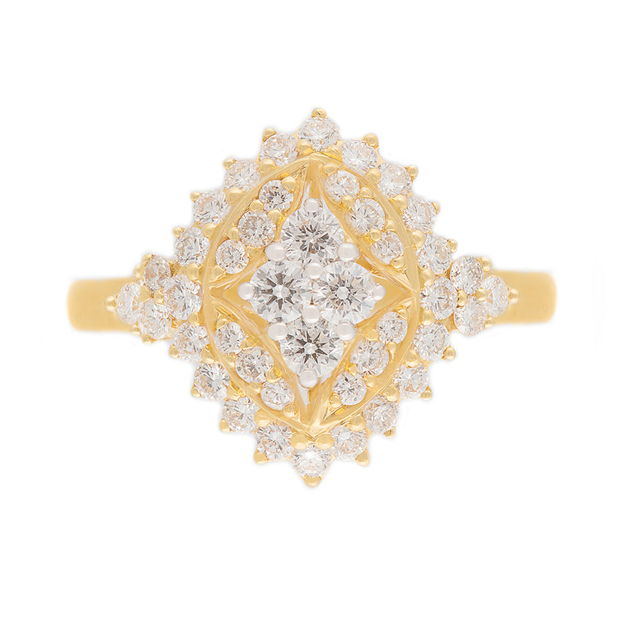 21 Kt Gold Diamond Ring