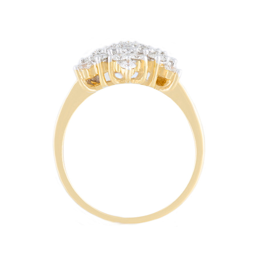 Yellow Gold Diamond Star Ring