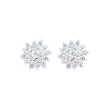 CLUSTER STYLE DIAMOND STUDS