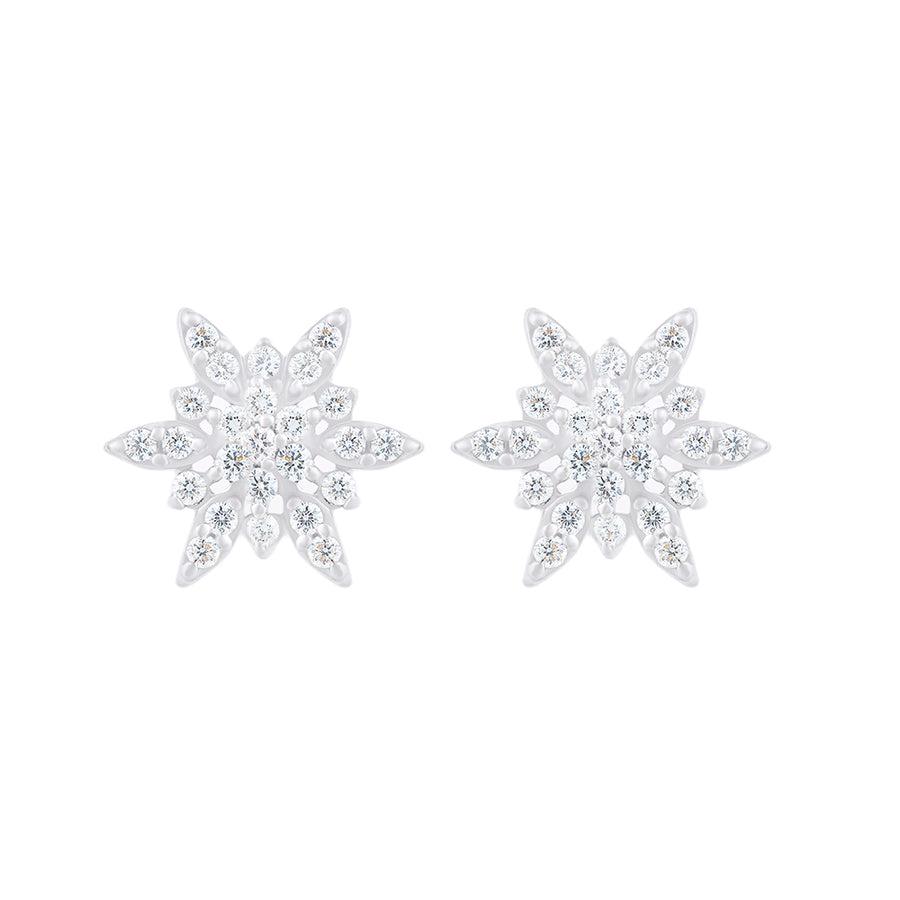 STAR SHAPE DIAMOND STUDS