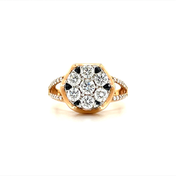 Big Cluster Diamond Ring