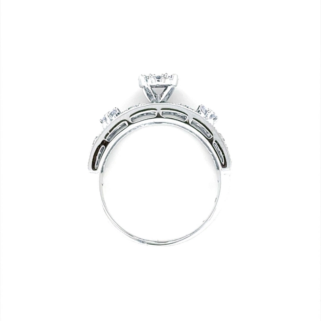 Thick Wedding Diamond Band