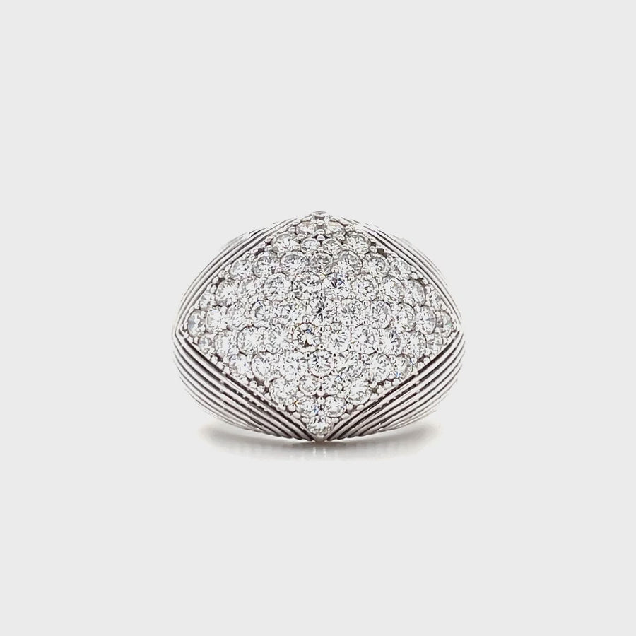 Gorgeous Diamond Cluster Ring