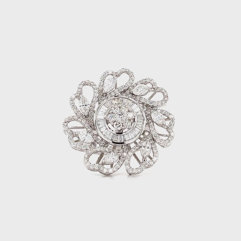 Cluster Diamond Ring