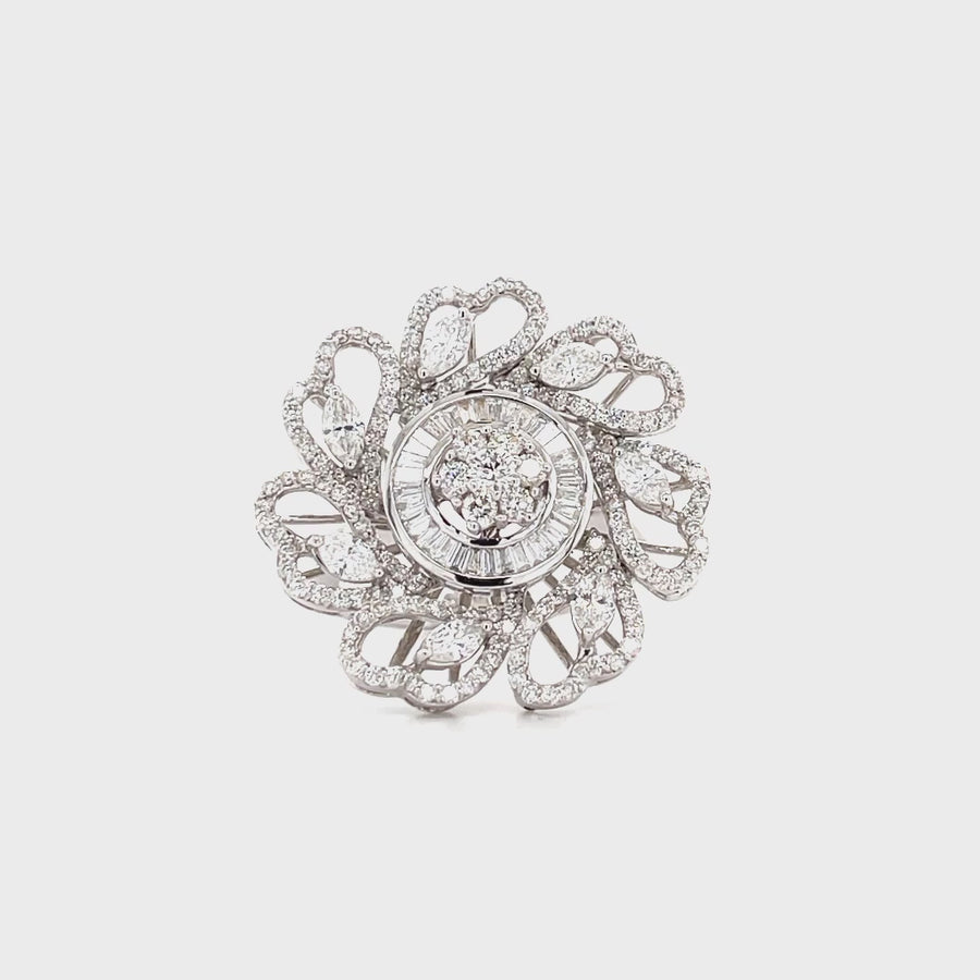 Cluster Diamond Ring